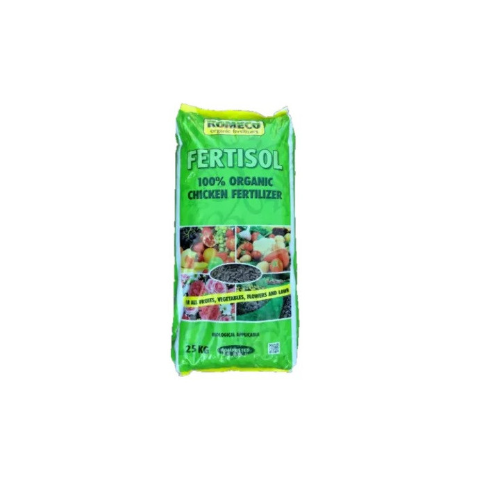 Djubrivo-Kokosje-fertisol-25 Kg-bags-kippenmest-korrel-MG24724