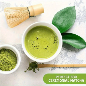 Bamboe matcha theeschepset...