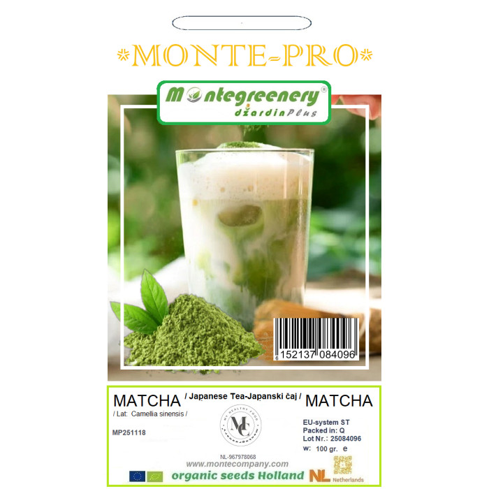 Matcha prah organski- Matcha Poeder Biologisch-MONTE-PRO-MP2513002