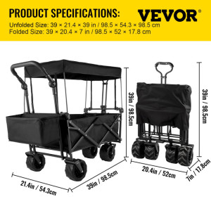 VEVOR Collapsible Wagon...