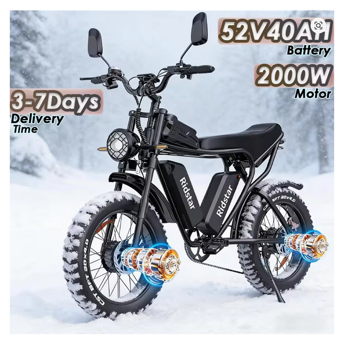 Ridstar Q20 Electric Bike 2000W Dual Motor