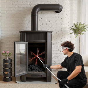 VEVOR Chimney Sweep Kit, 12m